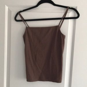 Wilfred Mauve Ribbed Tank Top